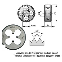 Očko závitořezné 3212 G3/8" NO