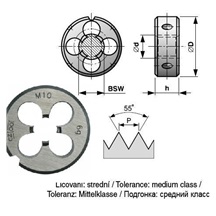 Očko závitořezné 3210 M10 L 6G HSS
