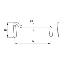 Podložka pod obrtlík   Zn     bal.200