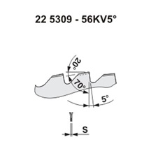 Kotouč pilový 5309 450x2,2x30 56z na příčný řez