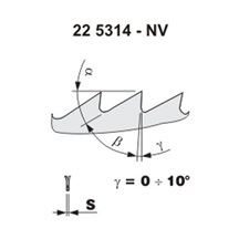 Kotouč pilový 5314  80x0,9x10 90z na příčný i podélný řez