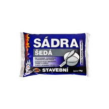Sádra šedá stavební  1 kg