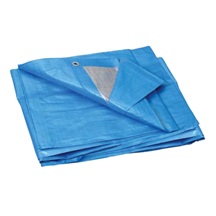 Plachta zakrývací  5x 6m  modrá standard