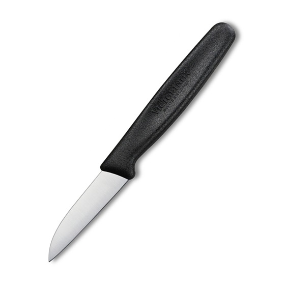Nůž kuchyňský 6cm černý plast
