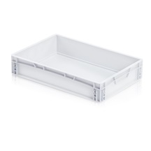 Přepravka Euro 60x40x12 cm plný úchyt natur.