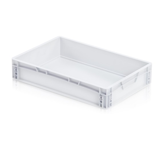 Přepravka Euro 60x40x12 cm plný úchyt natur.