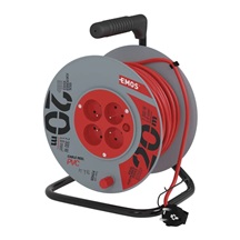 Buben prodluž.4zás/20m 3x1 PVC