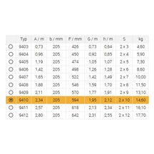 Schůdky Al 10 oboustranné FORTE 9410
