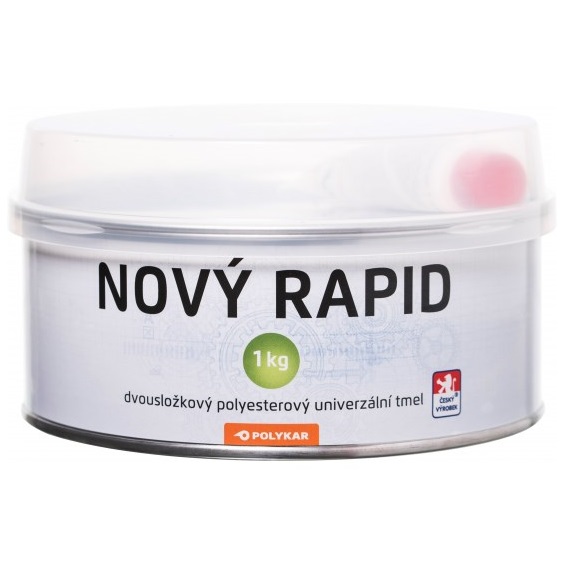 Tmel Polykar Nový Rapid univerzální dvousložkový tmel, 1 kg prodej od 18+