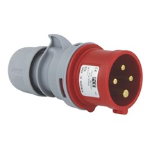 Vidlice,přívodka nástěnná IPN 1643,16A/400V,4P,IP44