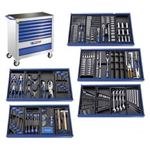 Vozík montážní 8 zásuvek s nářadím 351díl ZE220333T