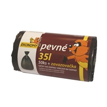 Sáčky odpadkové 50x60 35l /50 černé/šedé