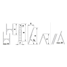 Plošina pracovní  8507 s úpravou na schody