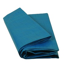 Plachta zakrývací  4x 5m /200g PROFI/stříbrno-zelená