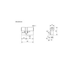 Vložka EURO Minus 20x30Ni