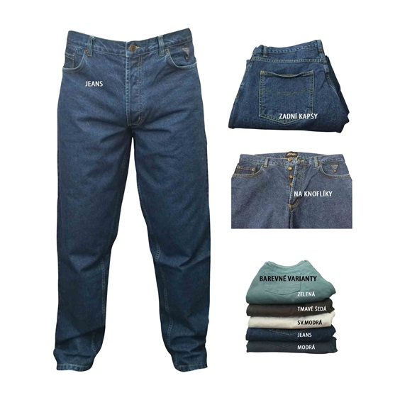 Kalhoty jeans 29/29-30
