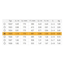Schůdky AL 5 příček oboustranné 1925