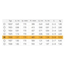 Schůdky AL 6 příček oboustranné 1926