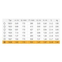 Schůdky AL 8 příček oboustranné 1928