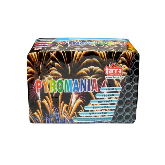 Baterie výmetnic Pyromania 150ran 2/1