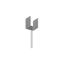 Patka kotevní BV/P  14-02 100x100mm/tvar U/ Zn
