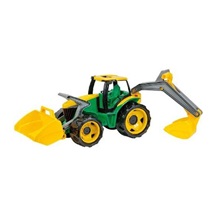 LENA traktor se lžící a bagrem zeleno žlutý