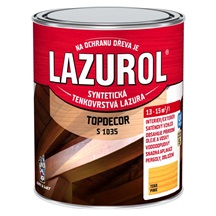 LAZUROL TOPDECOR S1035/T20 na dřevo, interiér a exteriér, palisandr, 4,5 l