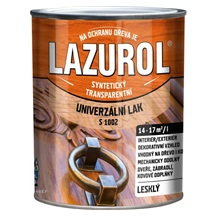 Lazurol S1002 lesk, lak na kov a dřevo, bezbarvý, 750 ml prodej od 18+