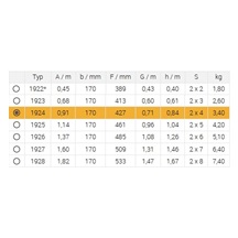 Schůdky AL 4 příčky oboustranné 1924