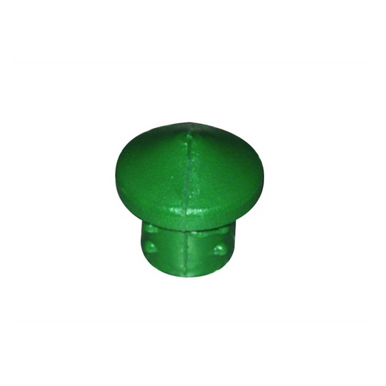 Klobouček PVC Z   2" 53,5mm-zelený