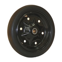 Kolo s pryžovou  obručí 370/60/30P  200kg   kluzný náboj