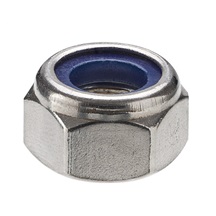 Matice pojistná M 10  DIN 985 zinek bílý 8.8