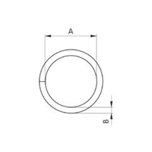 Kroužek sedlářský 1204/25    bal.200