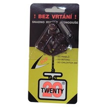 Háček TWENTY univerzální VS-T/hnědý  balení 400ks