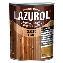 LAZUROL S1023/020 Classic na dřevo, interiér a exteriér, kaštan, 750 ml