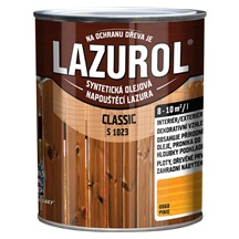 LAZUROL S1023/060 Classic na dřevo, interiér a exteriér, pinie, 750 ml