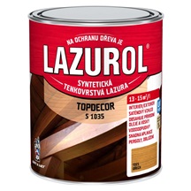 LAZUROL TOPDECOR S1035/021 na dřevo, interiér a exteriér, ořech, 750 ml