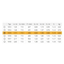 Schůdky AL 5 příček 1915/150kg