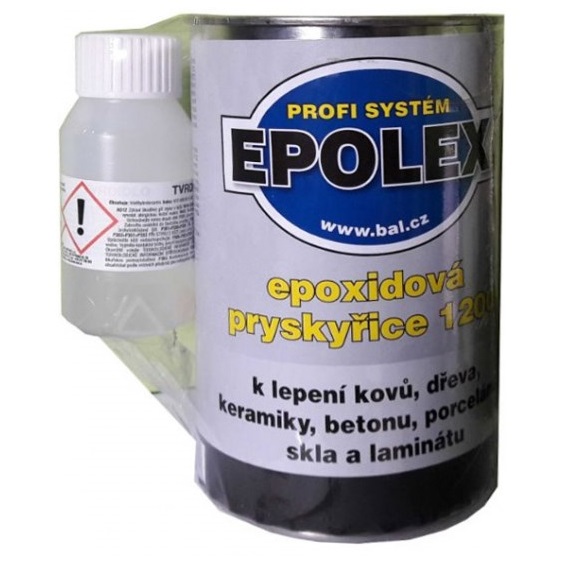 Epolex 1200/371 epoxidová pryskyřice + Epolex P11 tužidlo, 1 kg