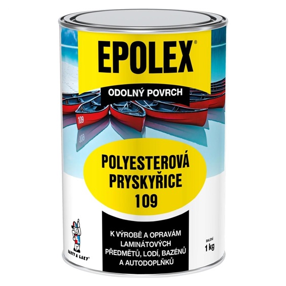 Epolex Polyester 109 + iniciátor, polyesterová pryskyřice, 1 kg