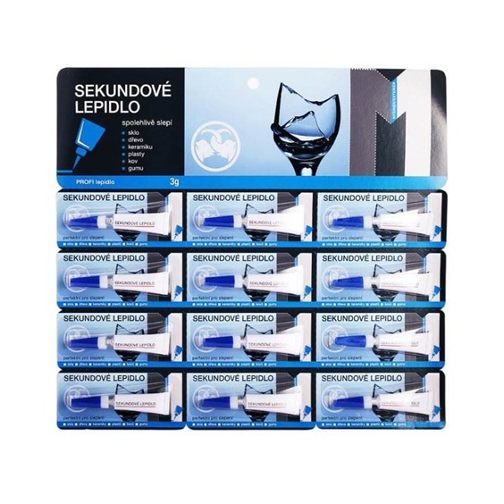 Lepidlo sekund.plato12*3g CSG0312