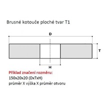 Kotouč brusný 200x20x32 A99B 46K9V40 413517262.09