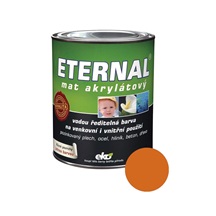 Eternal mat akrylátový univerzální barva na dřevo kov beton, 08 cihlově červená, 700 g