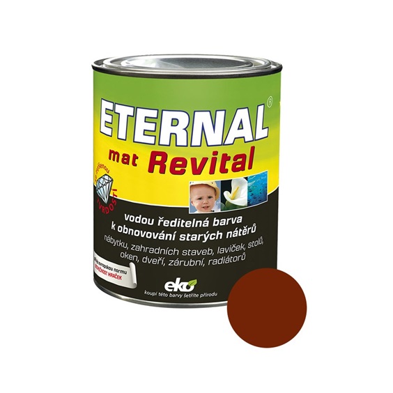Eternal mat Revital barva k obnovování starých nátěrů, 209 hnědá, 700 g