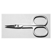 Nůžky záděrové ohnuté