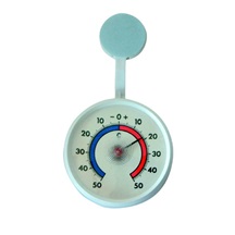 Teploměr okenní bílý plast samolepící   102463