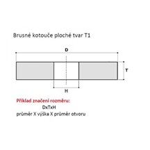 Kotouč brusný 150x20x20 A99    24P5V 412518414.89