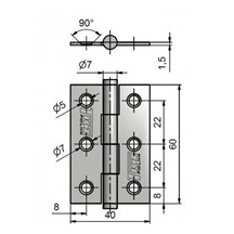 Závěs dveřní KZ 60    Sur