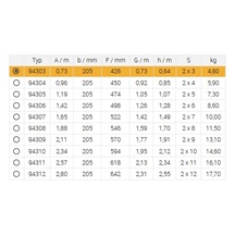 Schůdky AL 3 příčky oboustranné 94303 PREMIUM