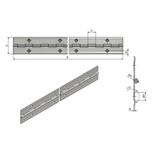 Závěs tyčový 40/900   Ni